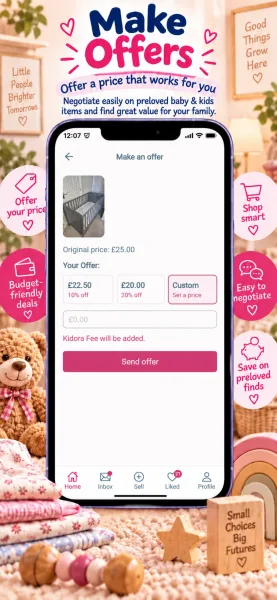 Kidora app – make offers