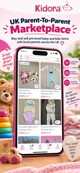 Kidora app – parent-to-parent marketplace