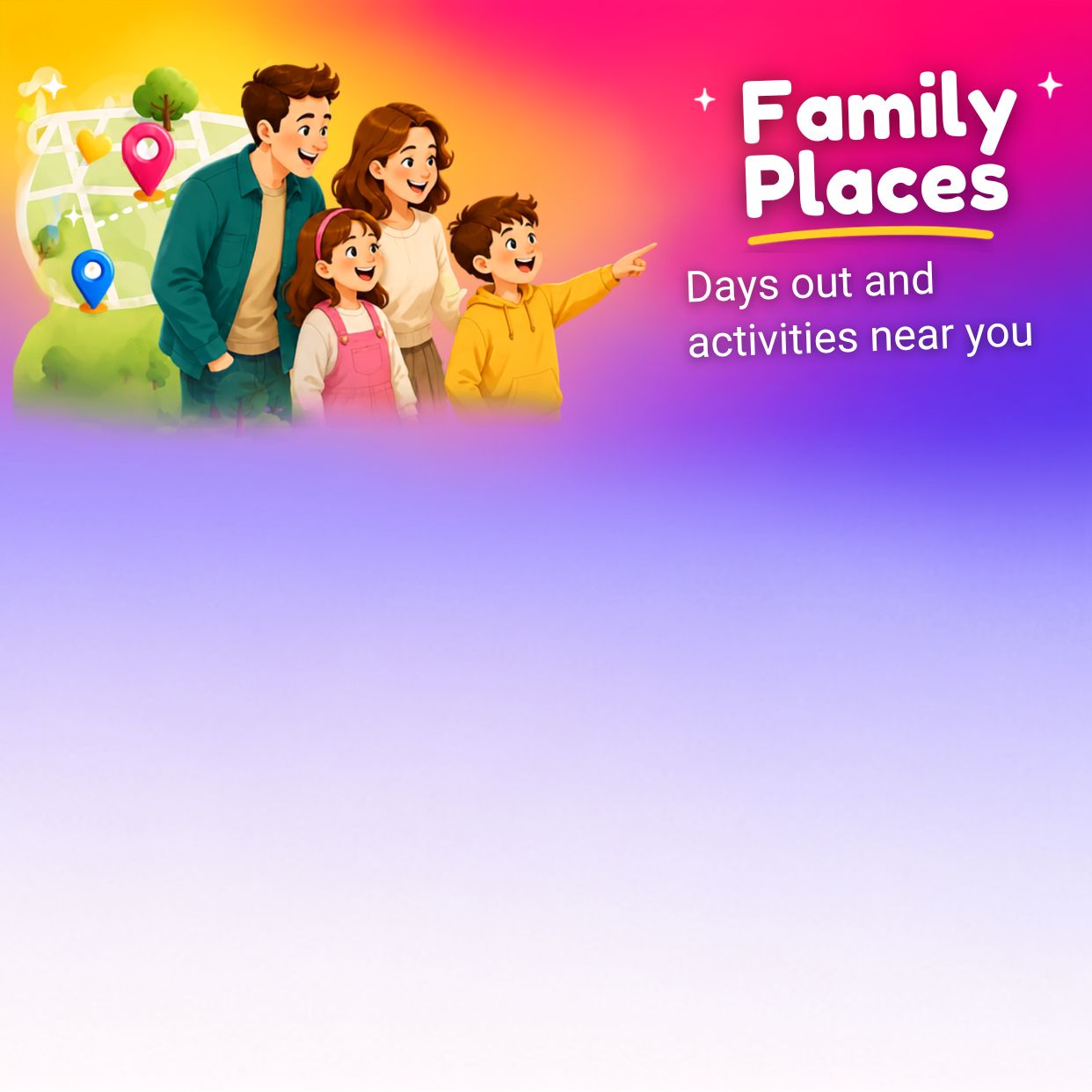 Find family days out near you