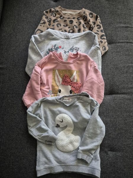 Girl 3x Jumpers 12-18 months