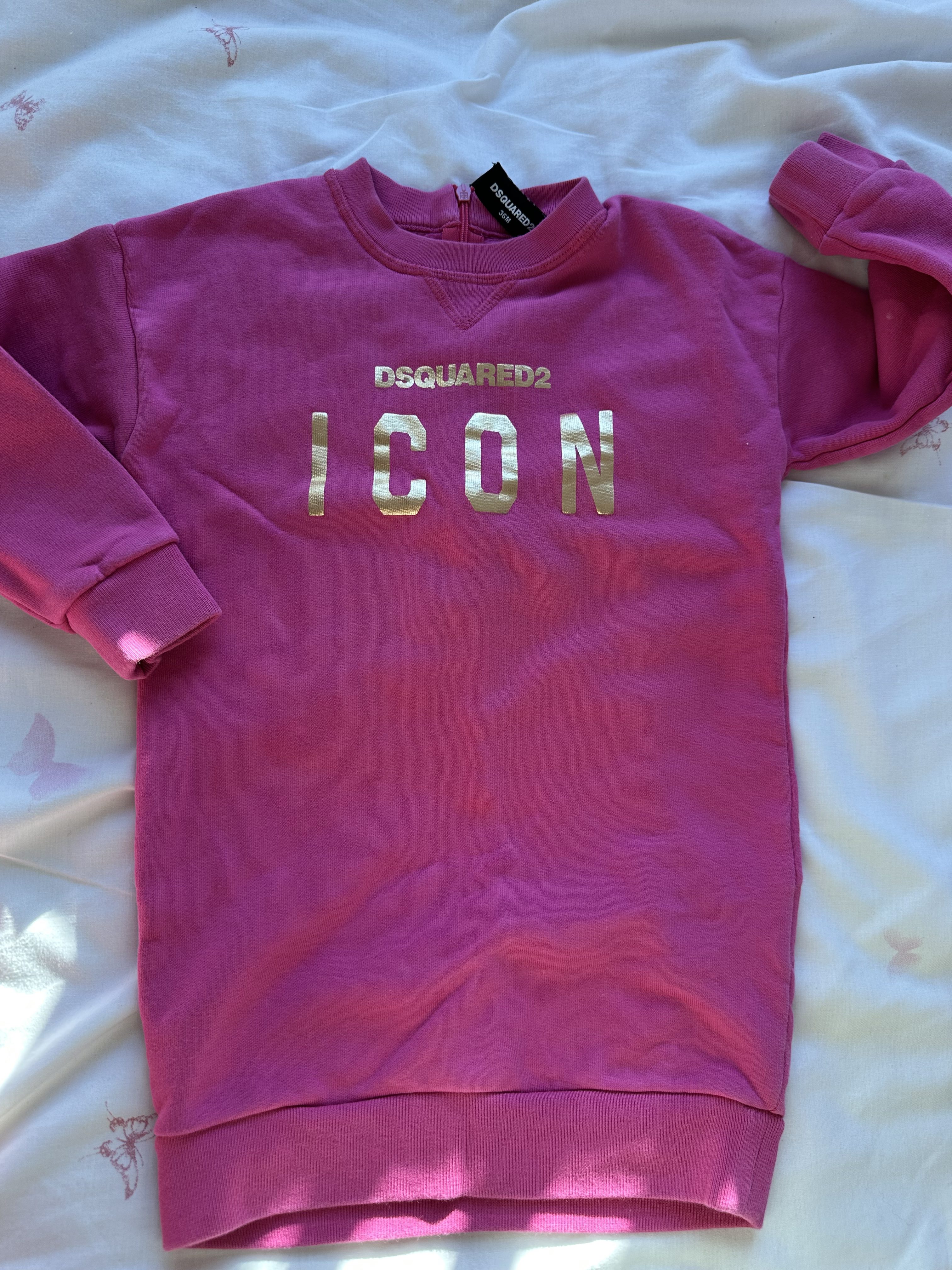 dsquared2 girls pink dress