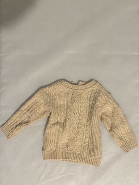 MORI cable knit jumper 12-18 months