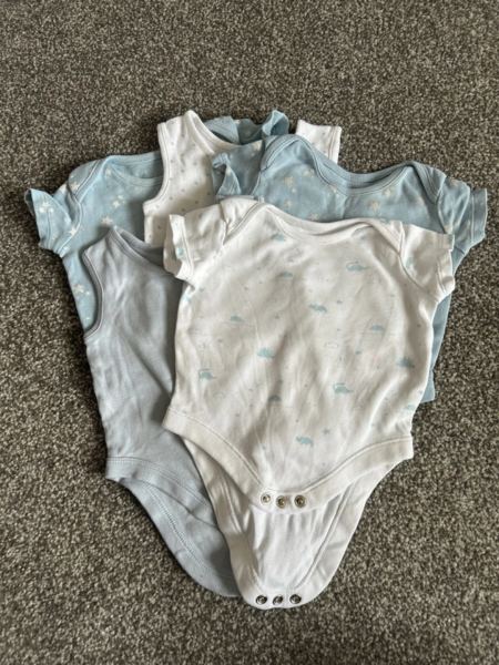 Boys vest bundle 0-3 months