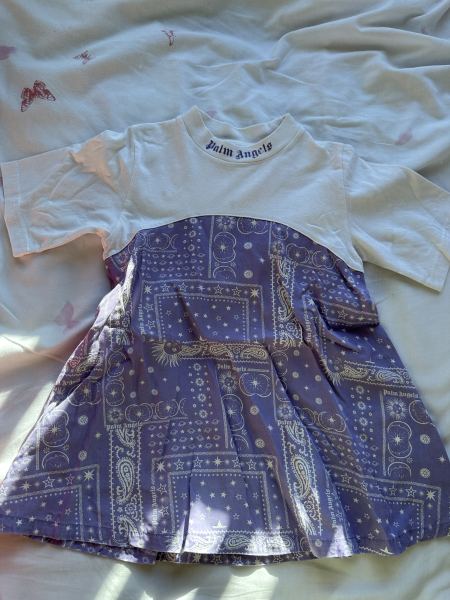 palm angels girls tshirt dress