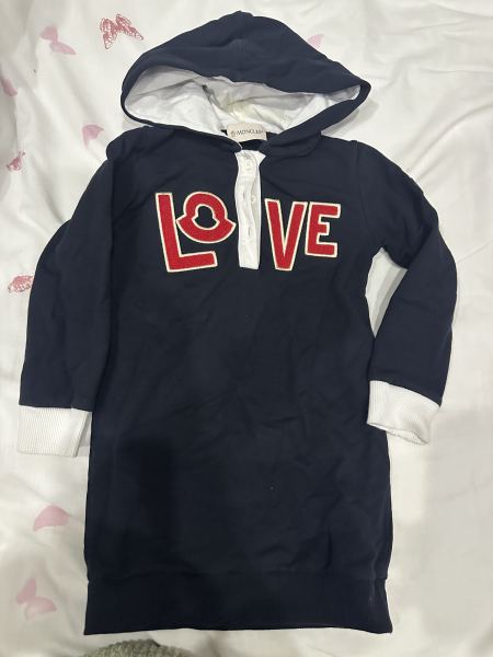 moncler girls hoodie dress
