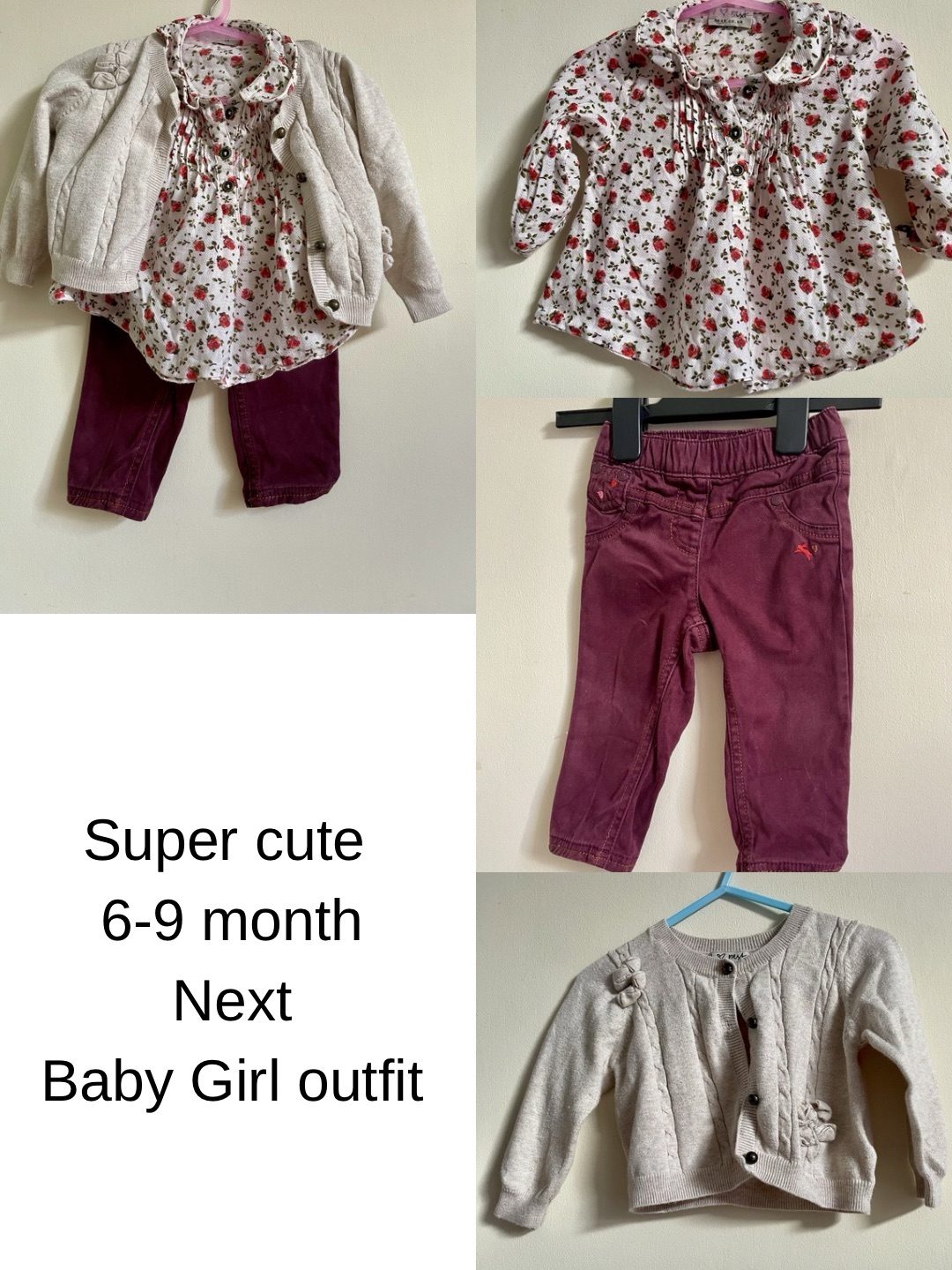 Baby Girl Next 6-9 Month Outfit