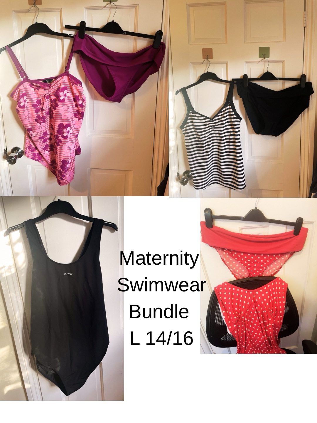 Maternity/Pregnancy Swimwear Bundle Large 14/16