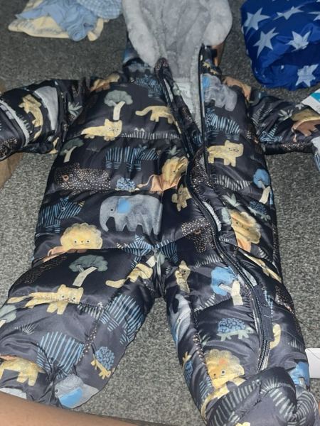 Baby boy 6-9 pram suit