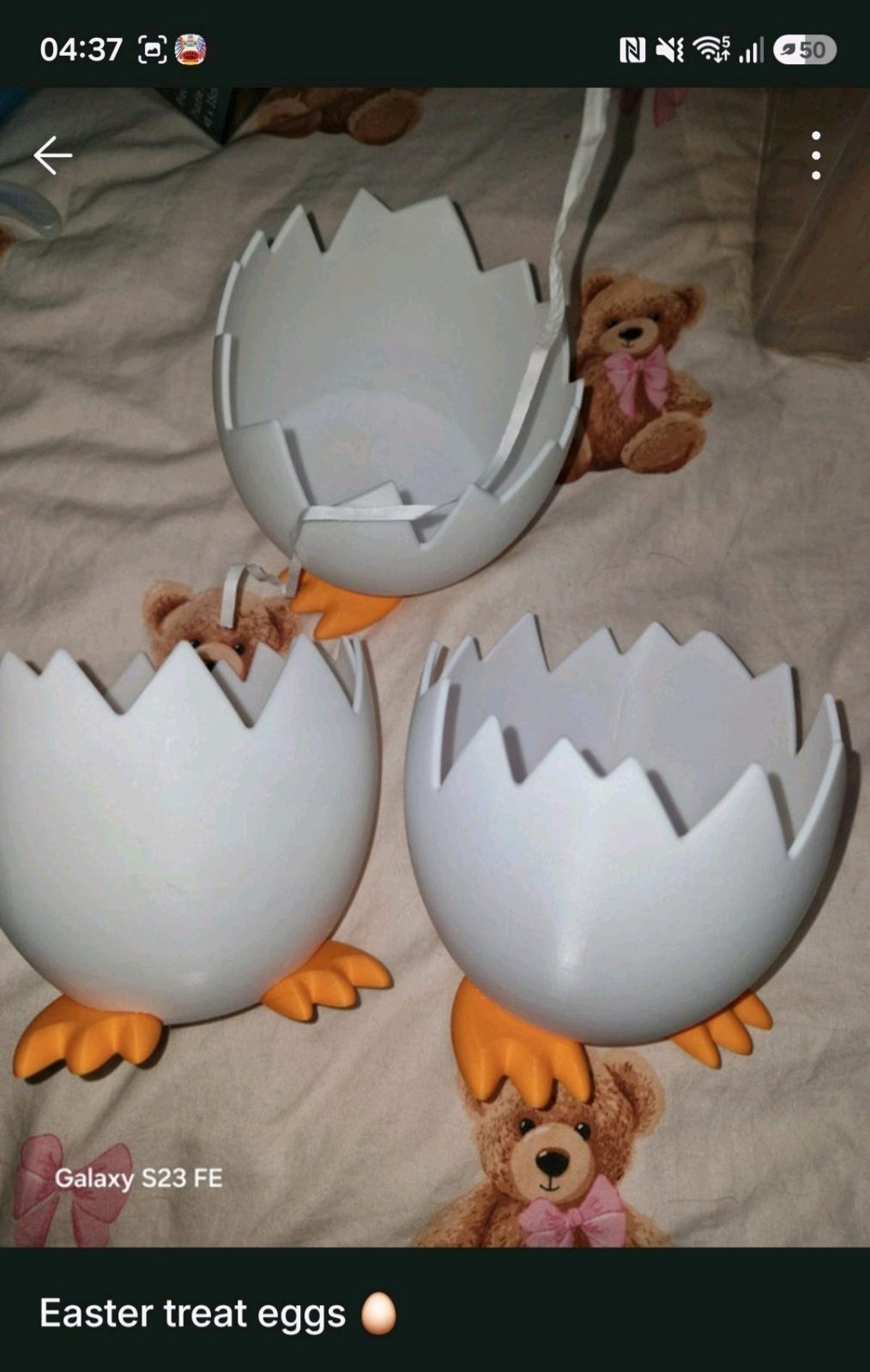 Easter egg baskets