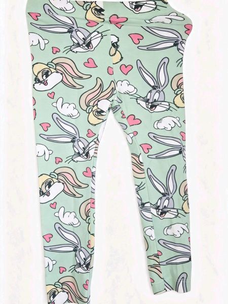 Bugs Bunny & Lola Bunny Green Leggings