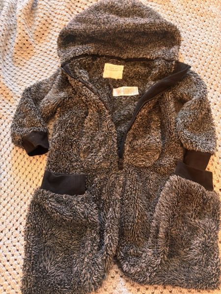 fleece onesie with hood, Next, age 3-4