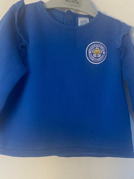 Official Leicester City FC Baby Girls Frill Sweats