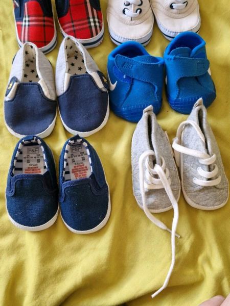 0-3 months crib shoes bundle