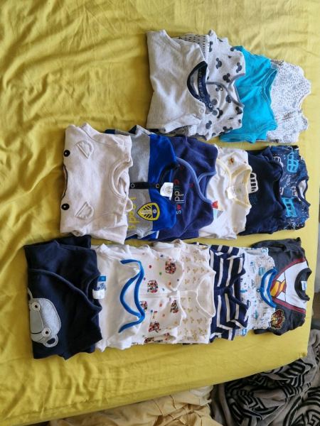 0-3 months sleepsuits bundle