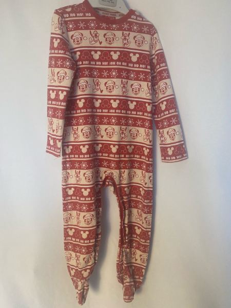 Official Disney Mickey Mouse Christmas Babygrow /
